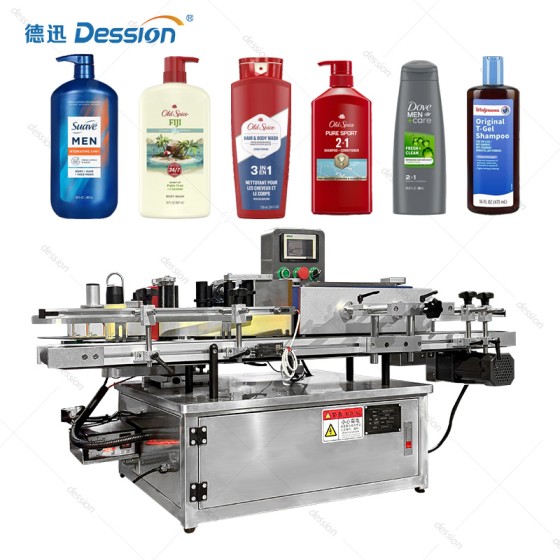 Automatic Flat Bottle Labeling Machine for Lotion & Cosmetic Products